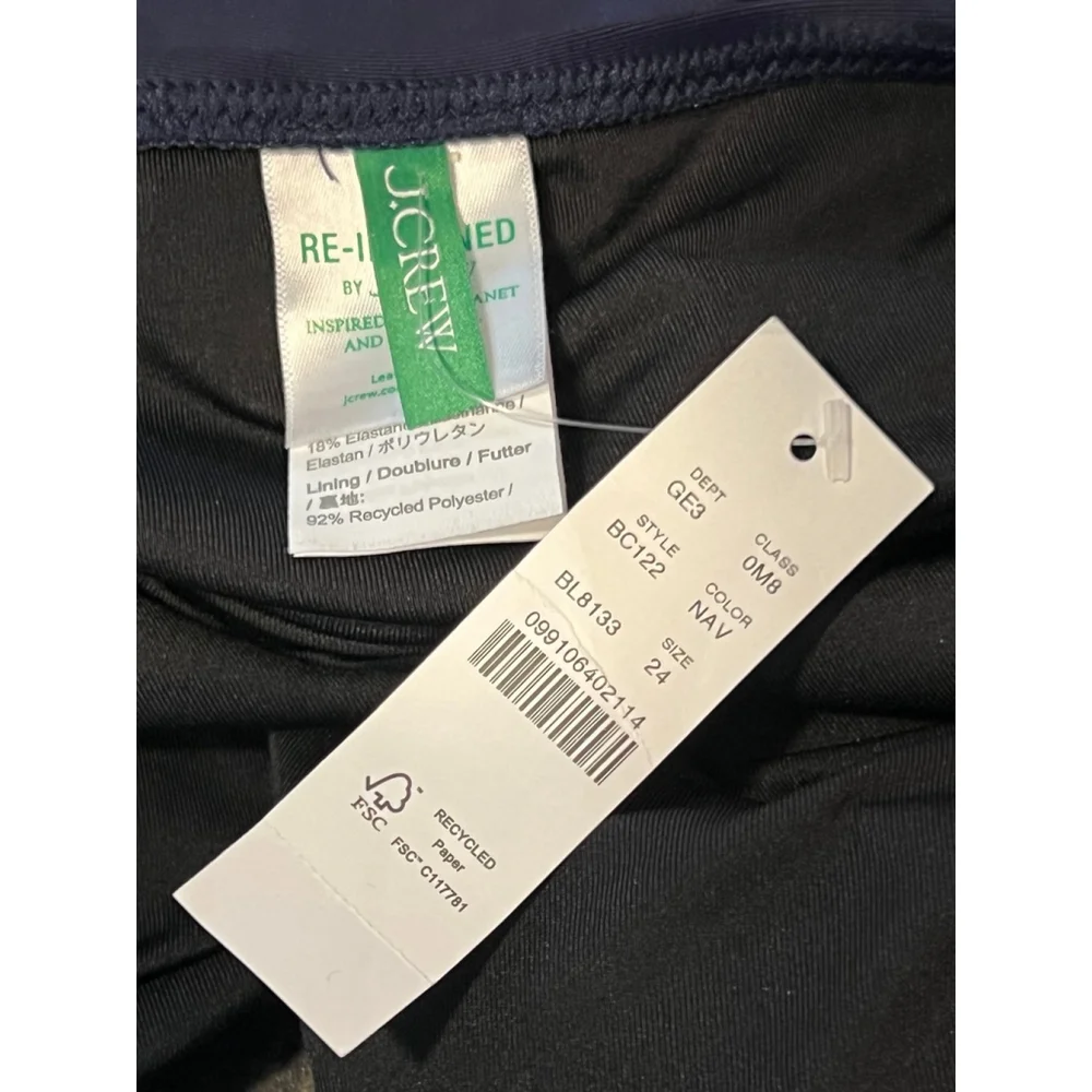 New J.Crew Halter wrap swim dress